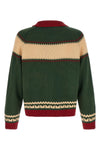 the found cardigan features a silhouette