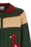 the found cardigan features a silhouette