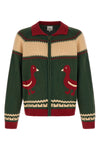 the found cardigan features a silhouette