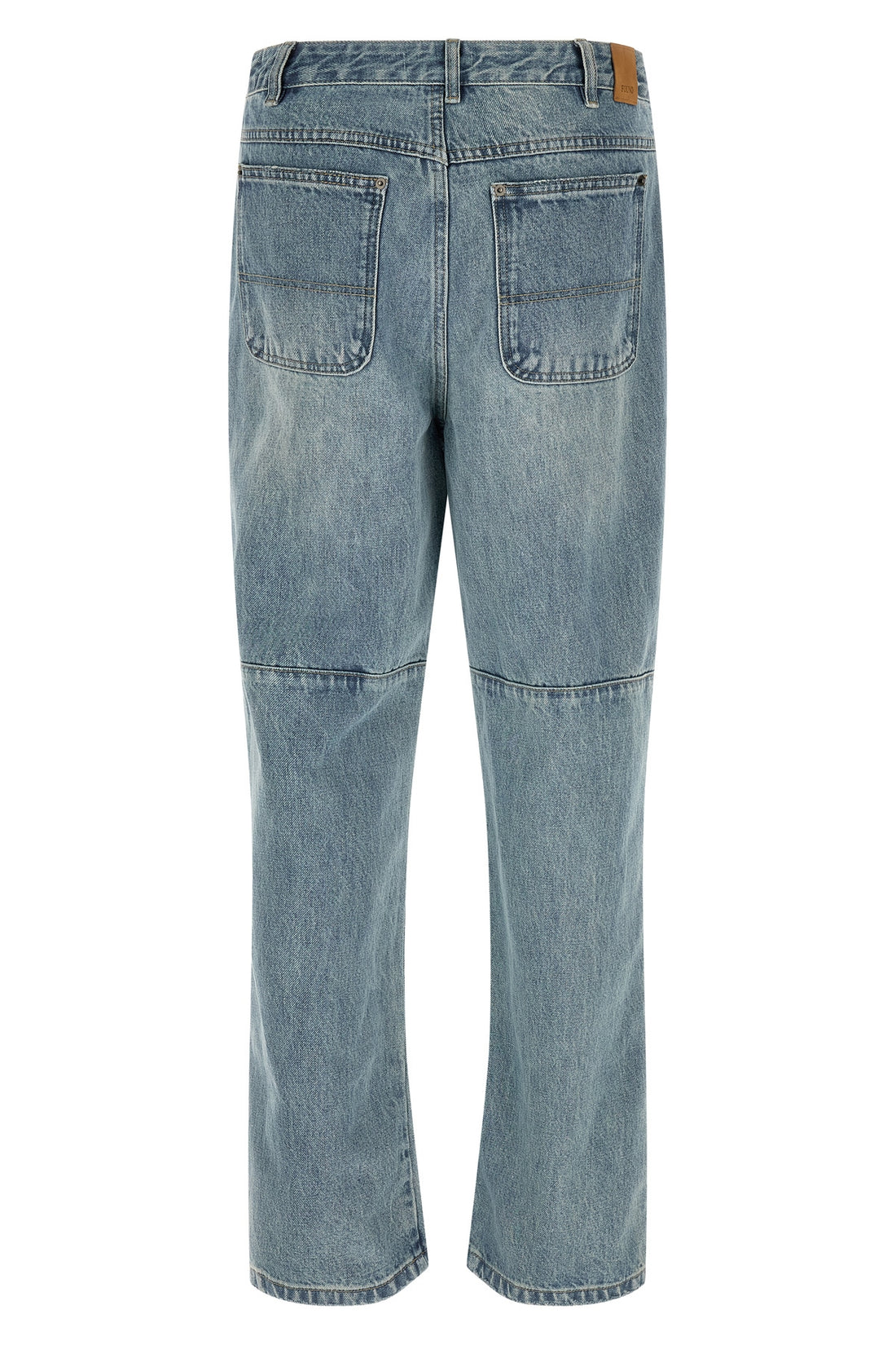 FOUND 32 hand art jeans in durable medium weight cotton