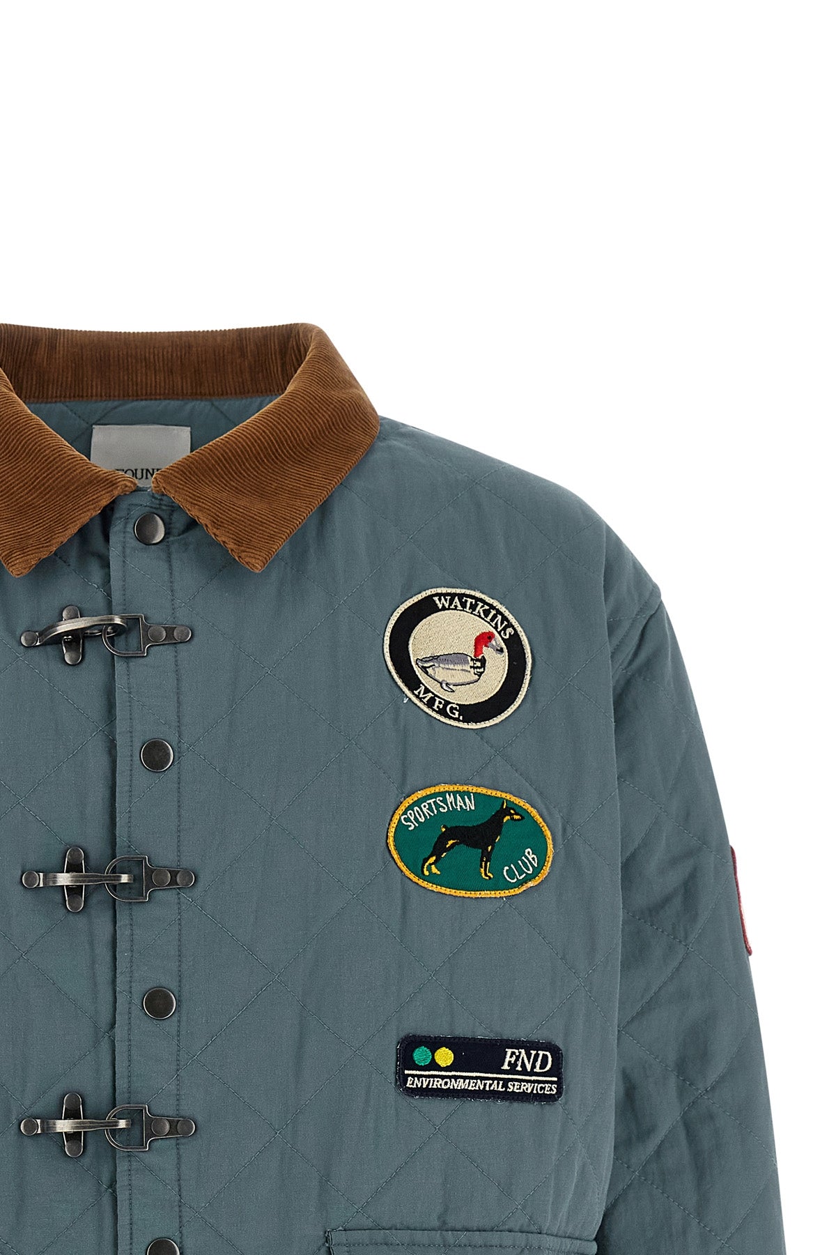 farmstead quilt patch slightly padded quilted cotton jacket