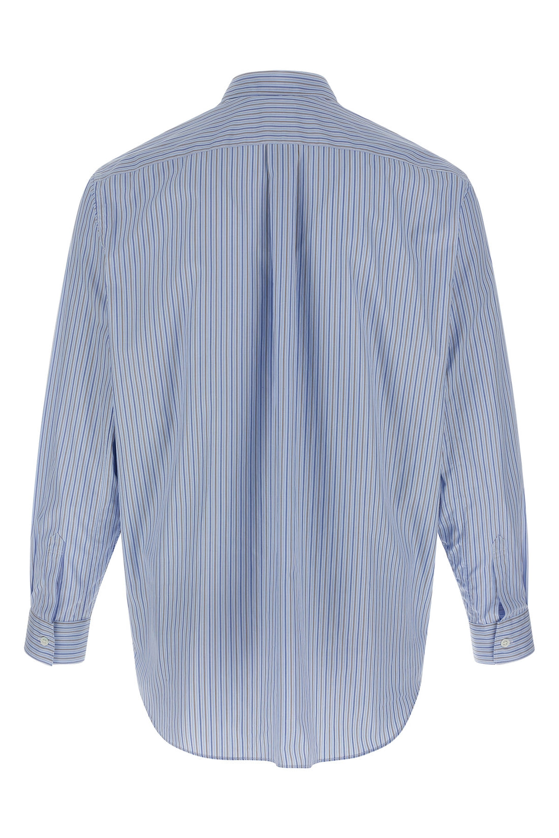 COMME DES GARCONS SHIRT L striped cotton poplin shirt