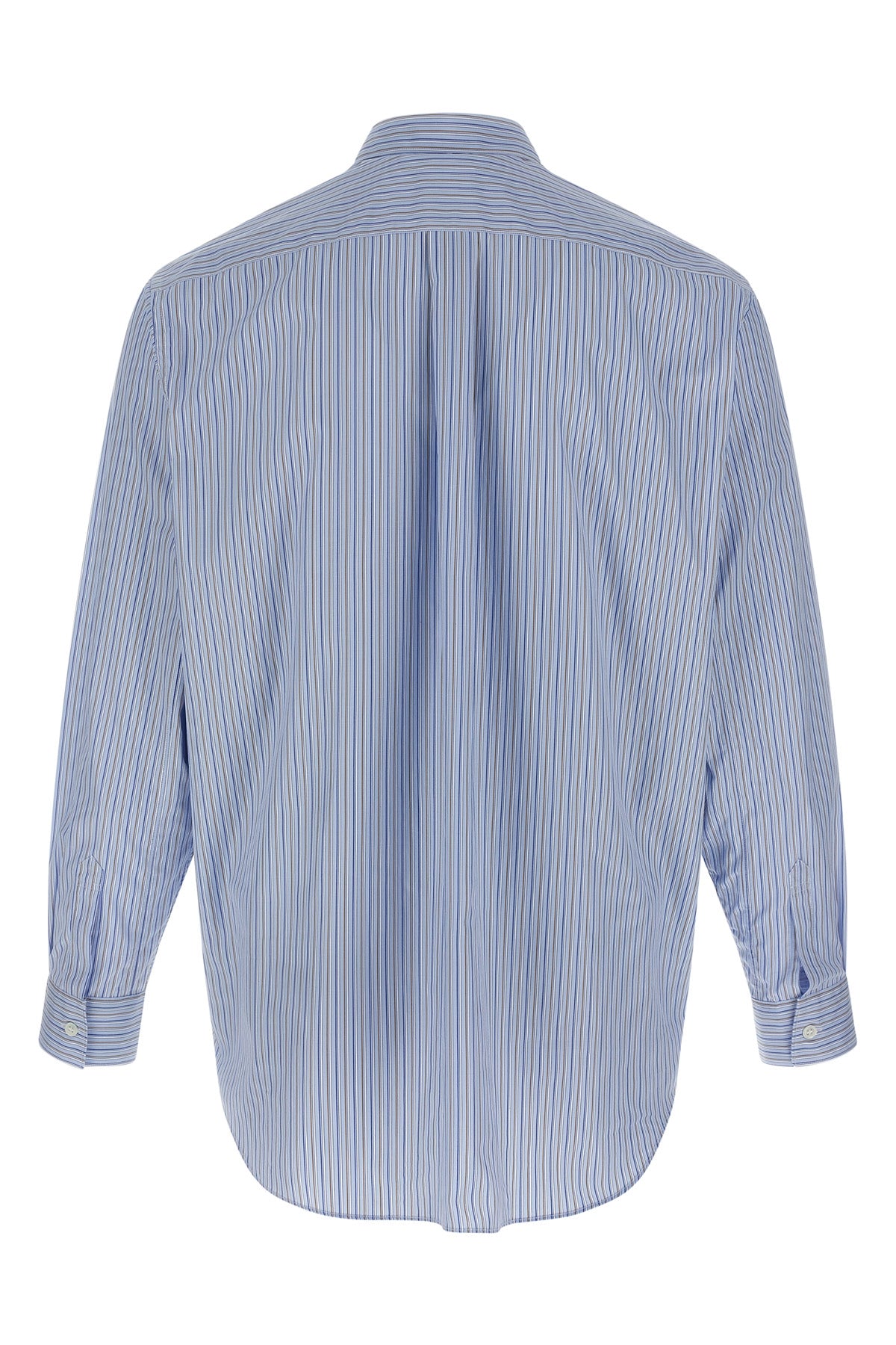 striped cotton poplin shirt