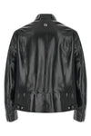leather blouson treated