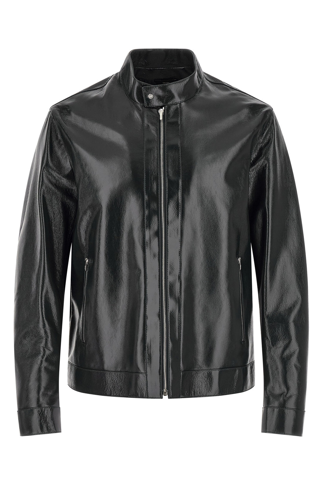 FENDI 50 leather blouson treated