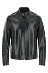 leather blouson treated