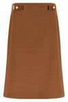 the fendi midi skirt redefines everyday elegance through a flared silhouette