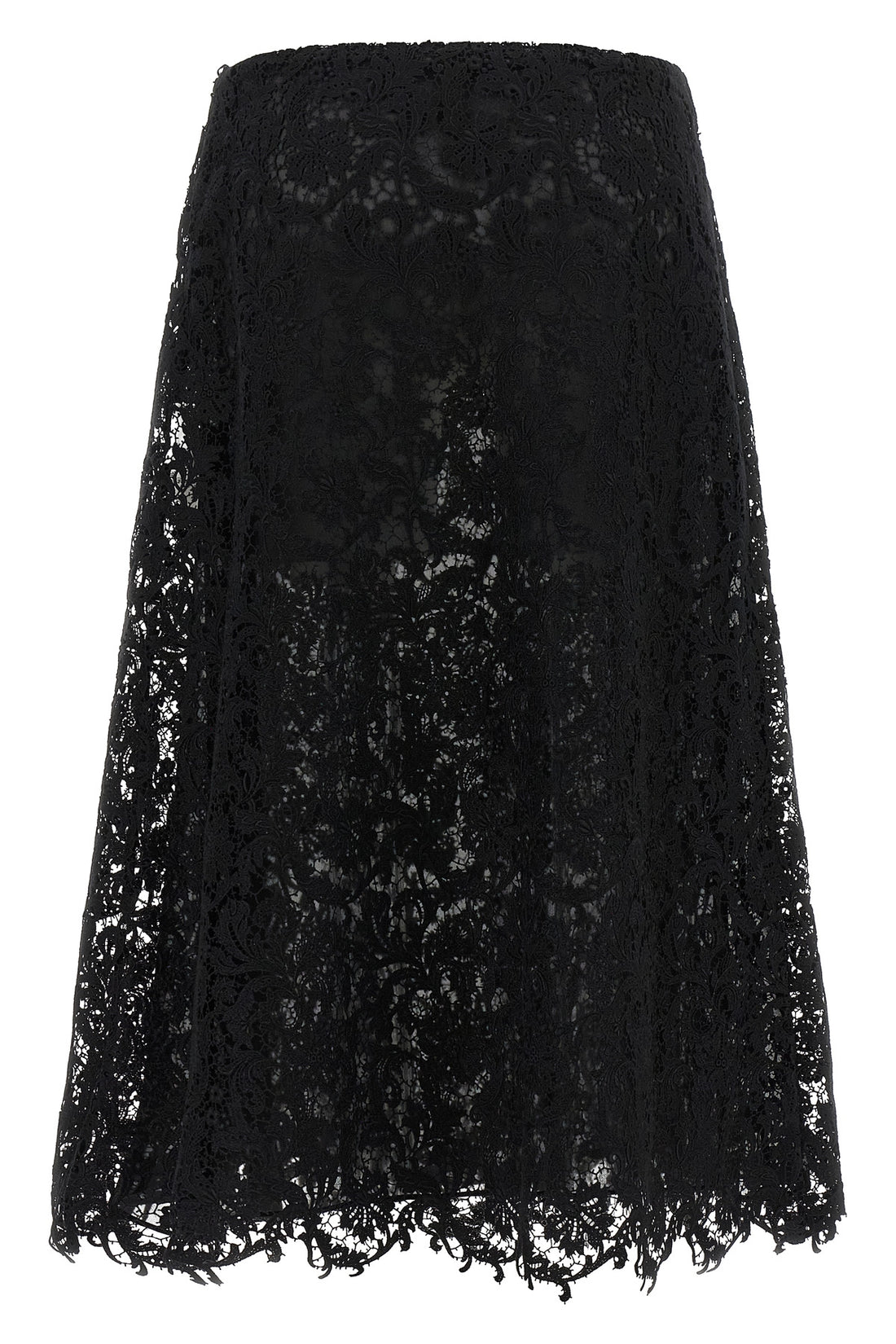 FENDI 38 the fendi midi skirt sets new standards of sartorial elegance through a flared s