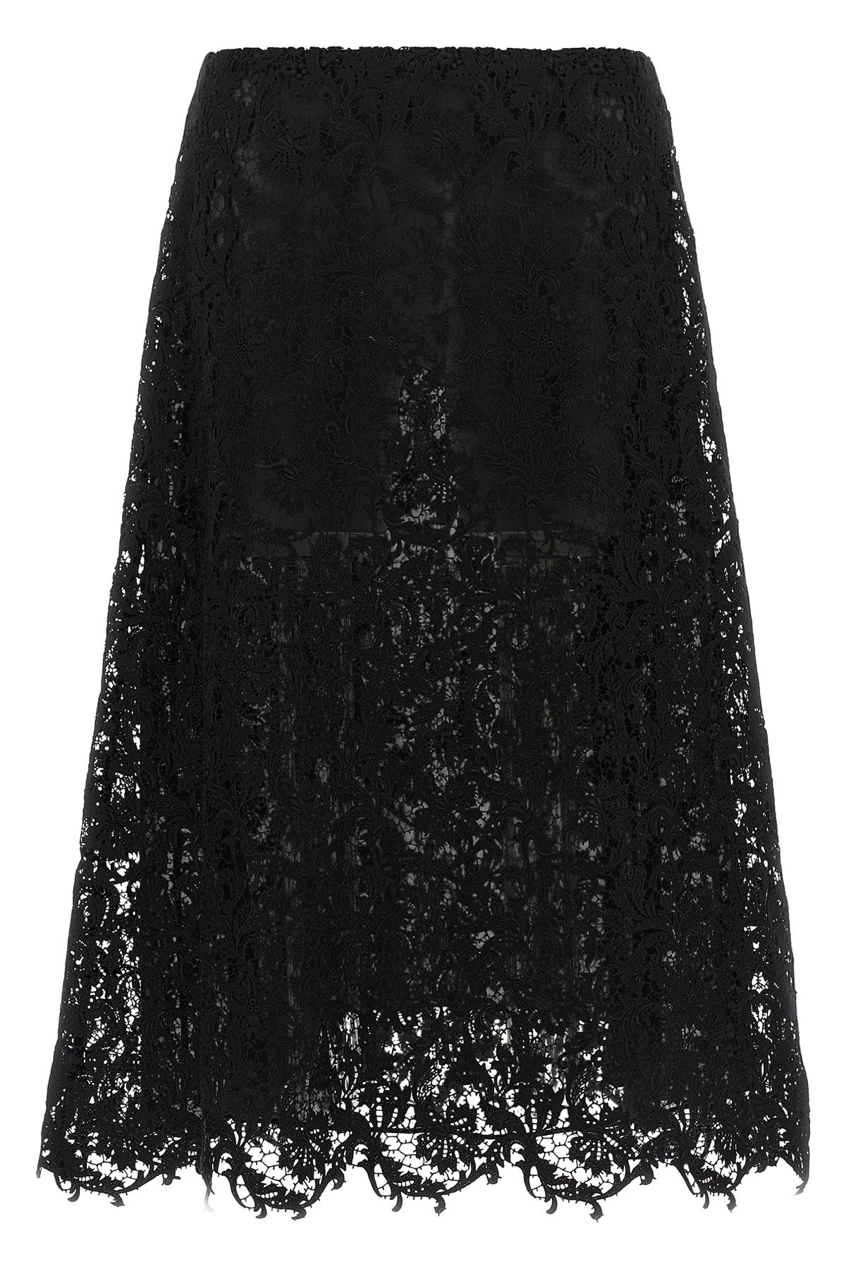the fendi midi skirt sets new standards of sartorial elegance through a flared s