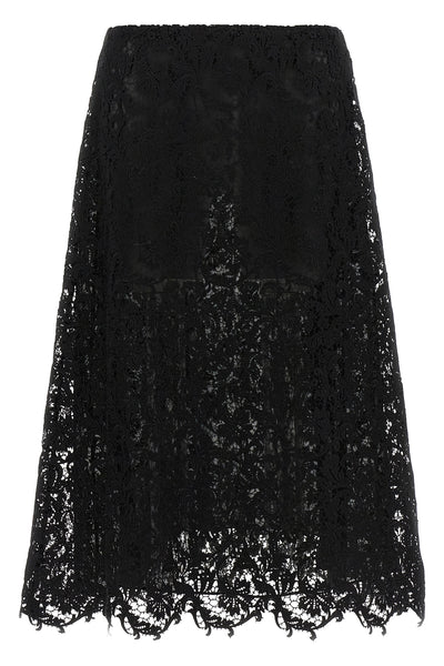 the fendi midi skirt sets new standards of sartorial elegance through a flared s