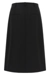 the sartorially inspired midi skirt fendi stands out for its rigorous silhouette