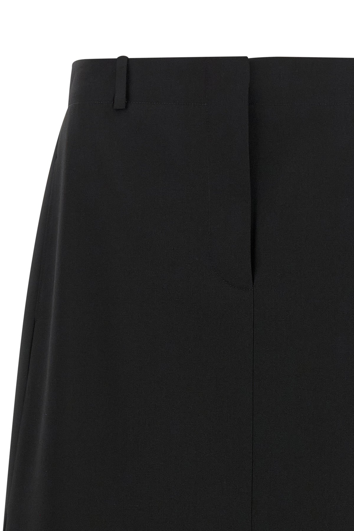 the sartorially inspired midi skirt fendi stands out for its rigorous silhouette