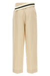 wool and cotton gabardine trousers