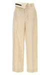 wool and cotton gabardine trousers