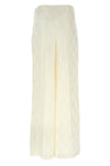 jacquard silk pants