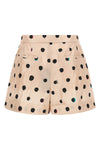 all-over falena dots print taffeta shorts
