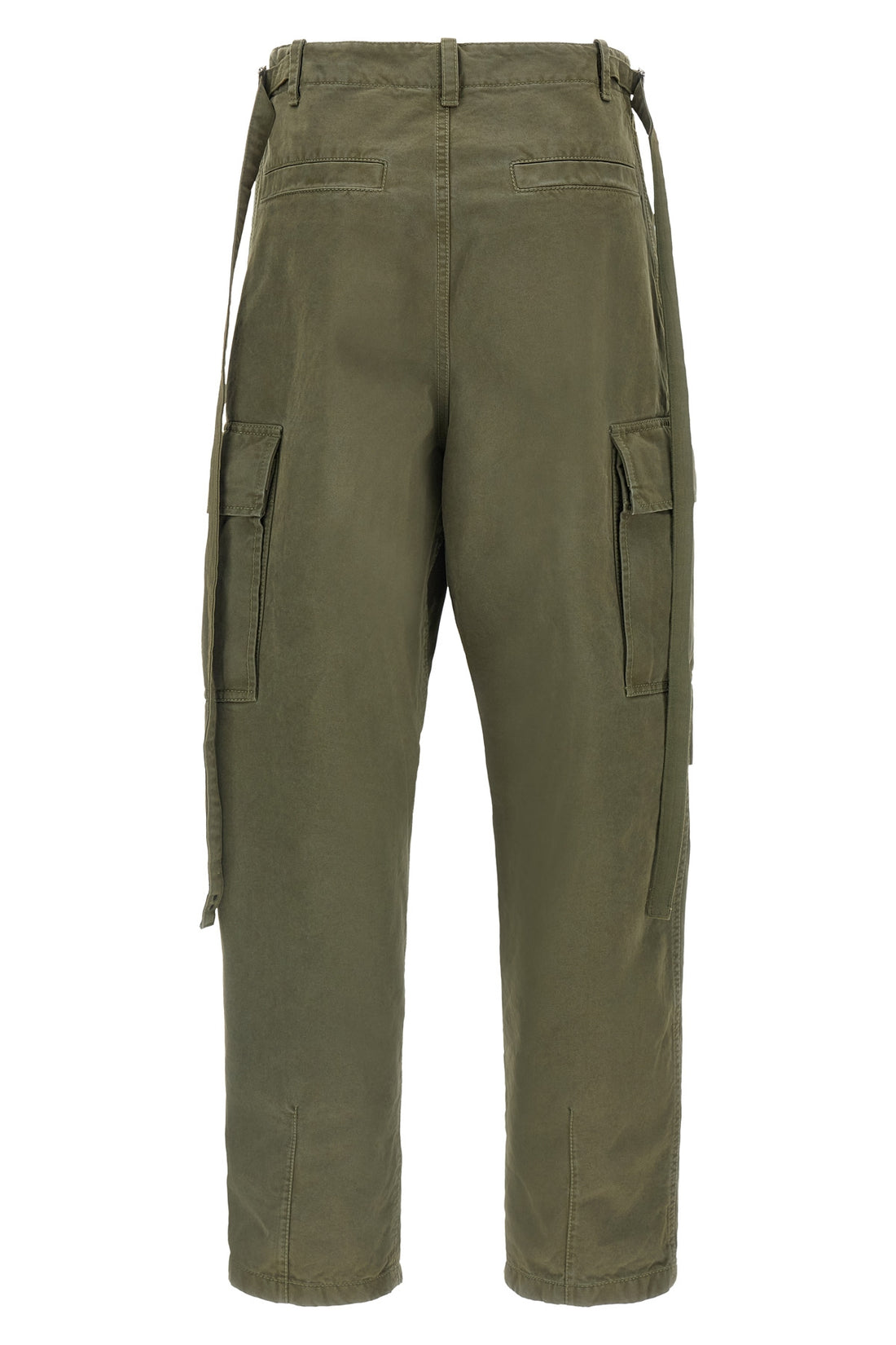 FENDI 38 the fendi cotton drill cargo pants redefine the volumes of the daily wardrobe th