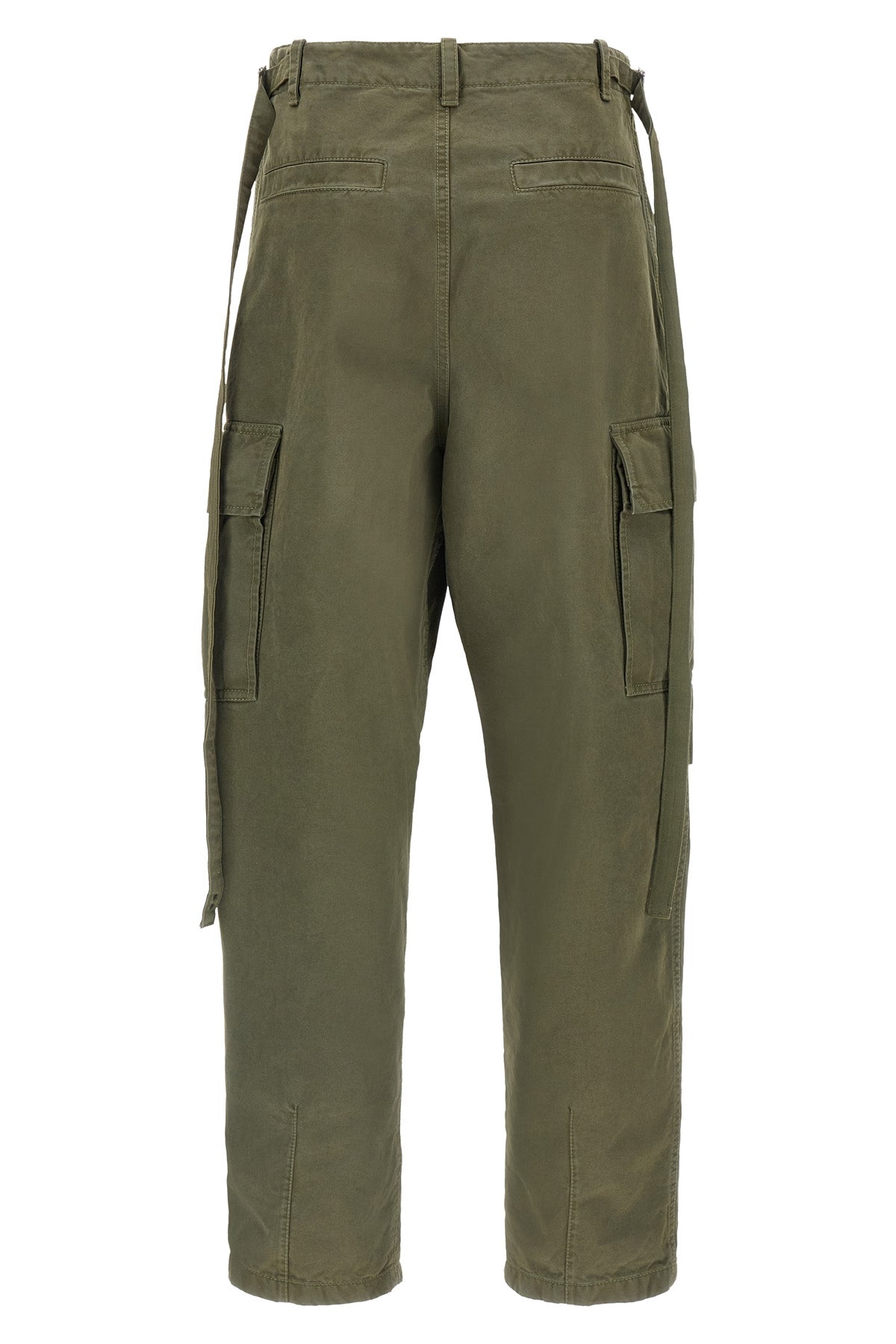 the fendi cotton drill cargo pants redefine the volumes of the daily wardrobe th