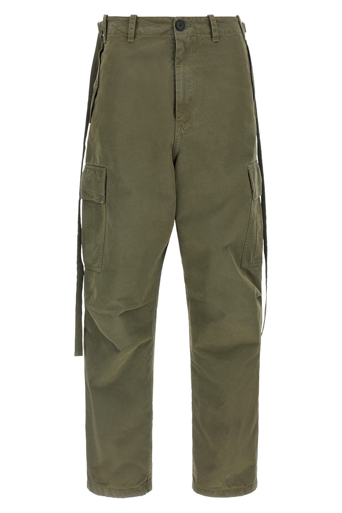 the fendi cotton drill cargo pants redefine the volumes of the daily wardrobe th