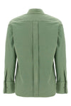 francia shirt in garment-dyed stretch cotton canvas