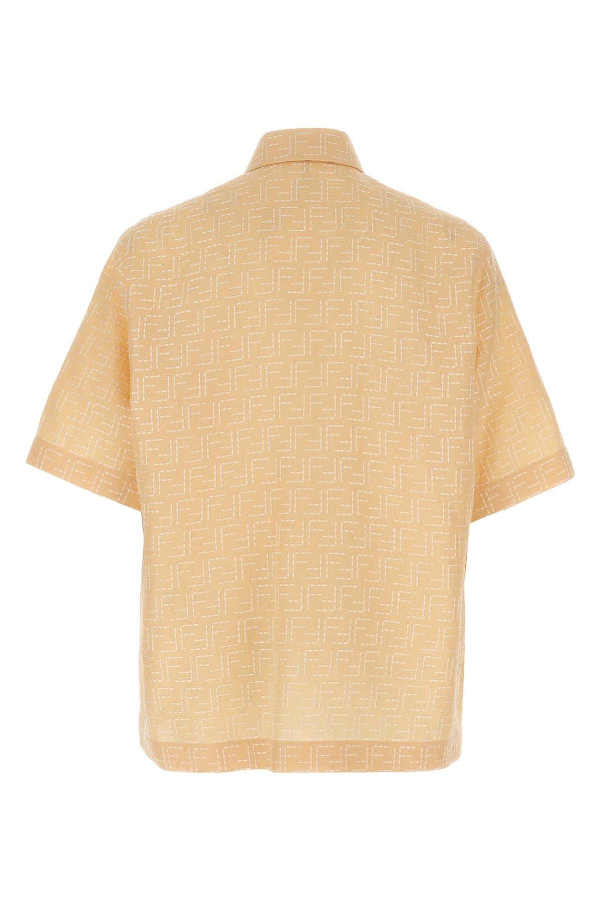 ff linen jacquard shirt