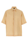 ff linen jacquard shirt