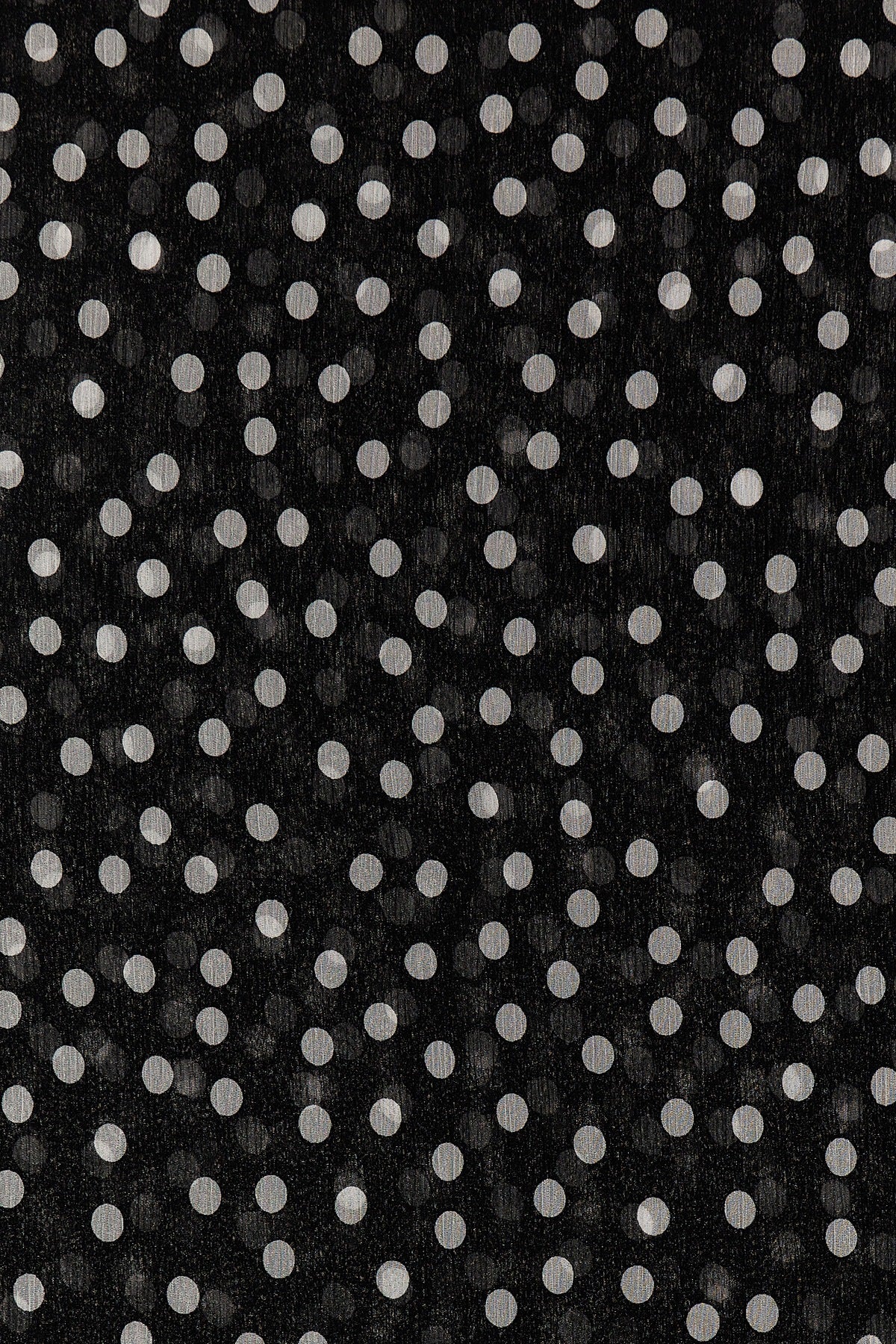 polka dot silk chiffon scarf