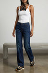 bandeau in silk twill