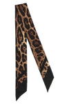 bandeau in silk twill