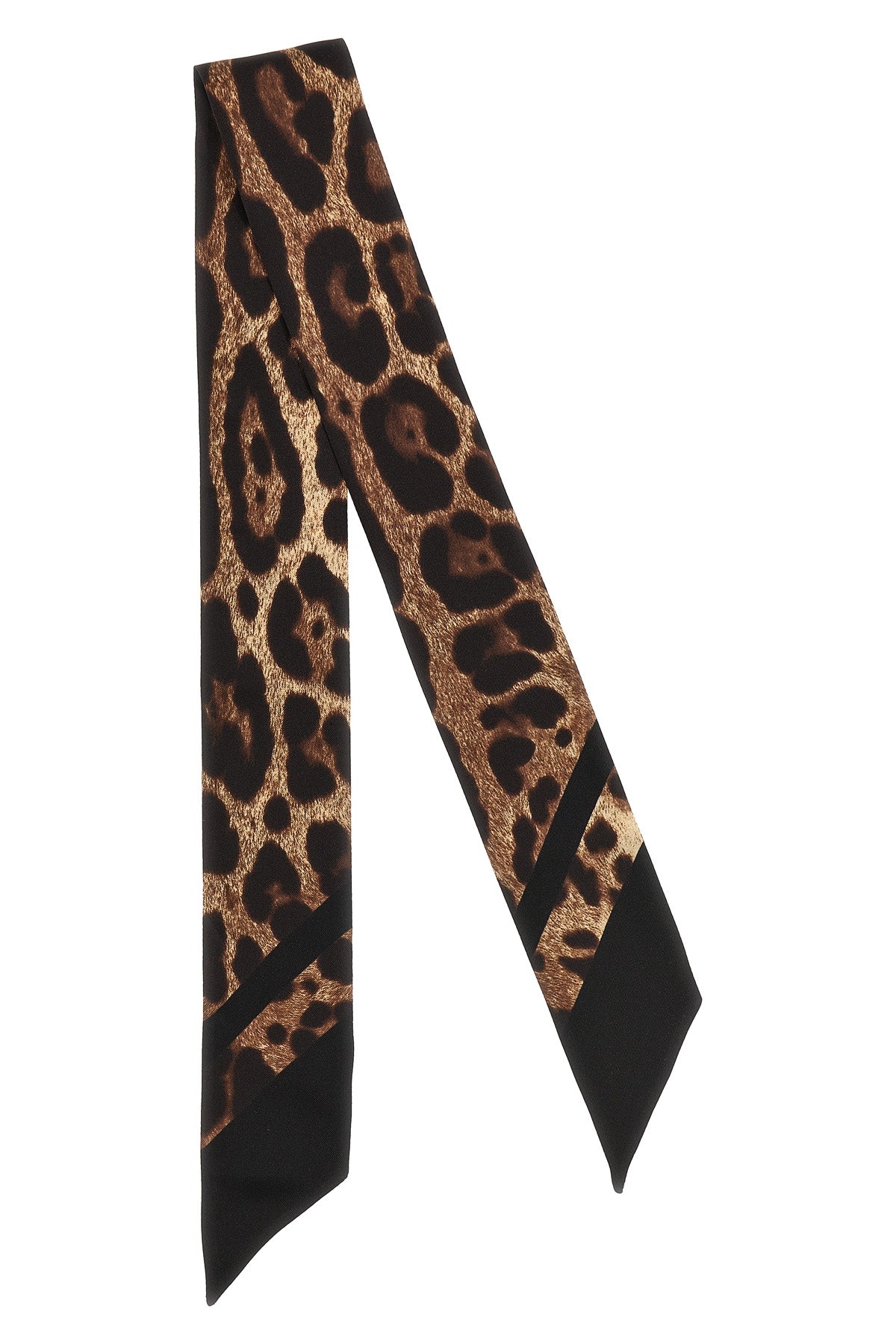 bandeau in silk twill