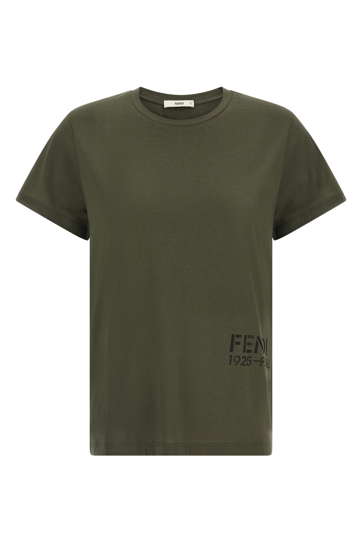 the fendi stencil t-shirt redefines everyday luxury through meticulous italian m