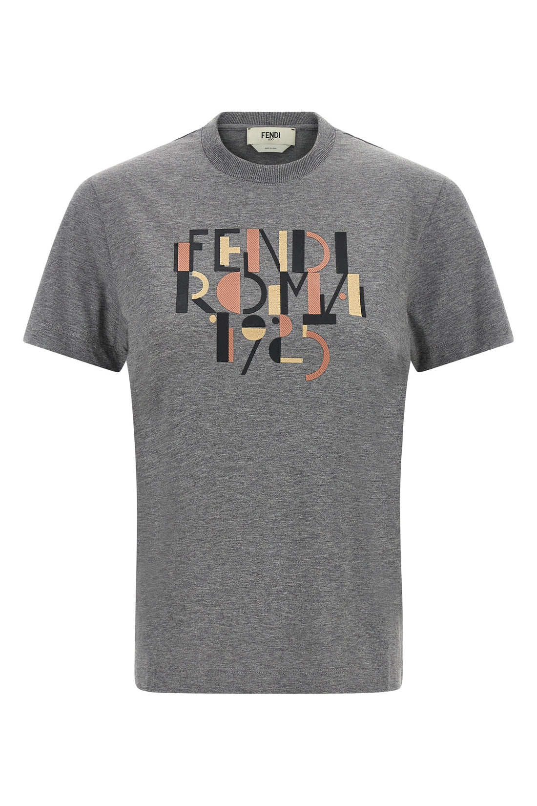 FENDI L cotton mélange jersey t-shirt