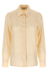 all over ff knit silk shirt