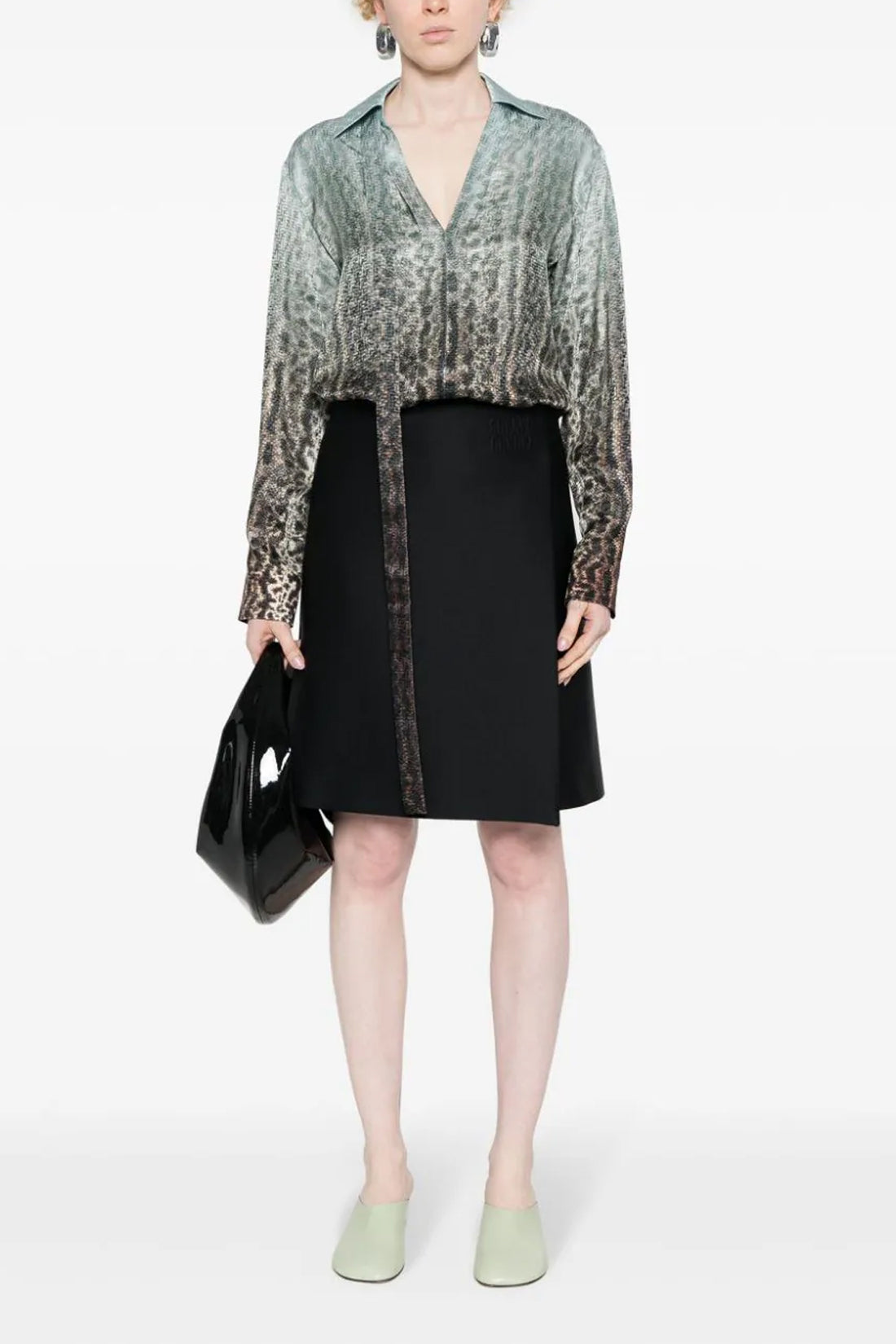FENDI 44 silk shirt