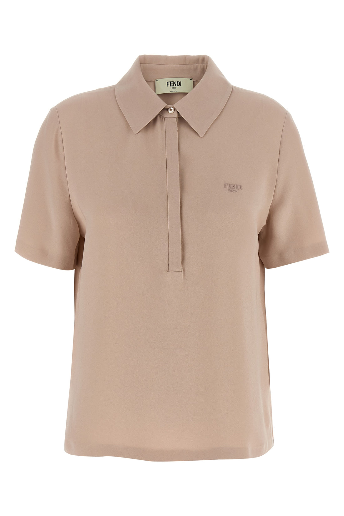 FENDI 38 polo shirt in silk cady