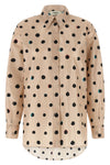 all-over falena dots print taffeta shirt