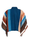 the fendi shirt redefines sartorial volumes through a crop silhouette and wide s