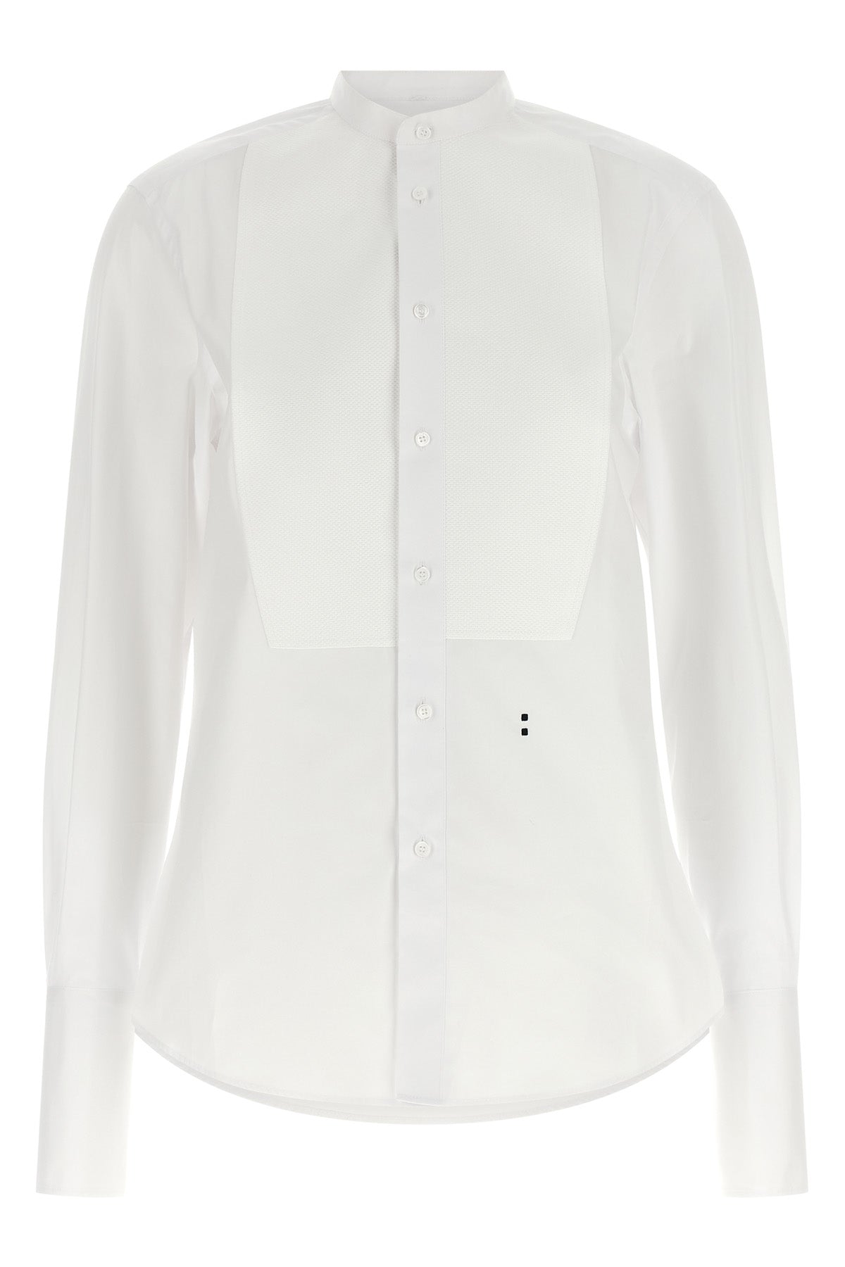 the fendi fine poplin shirt reinterprets a classic of the male wardrobe through