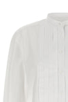 the fendi shirt redefines the codes of classic tailoring through a tight silhoue