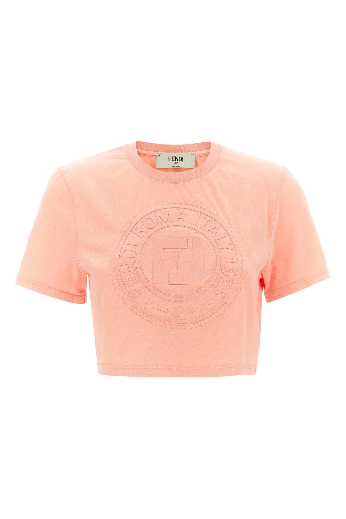 vintage effect cotton t-shirt