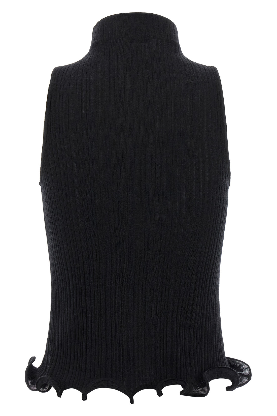FENDI 42 ribbed cotton jersey top