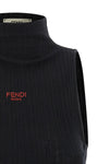 ribbed cotton jersey top