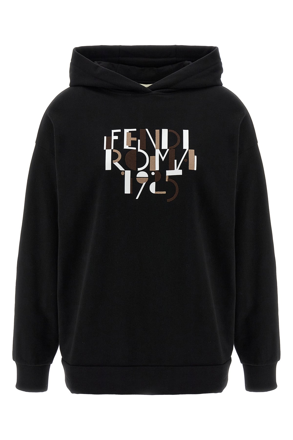 fendi roma cotton hoodie