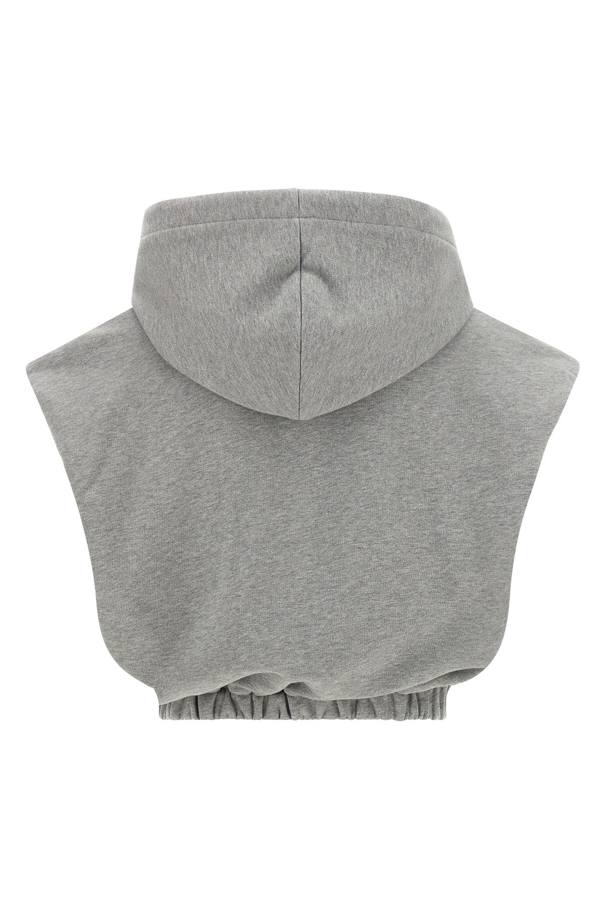 the sleeveless fendi essentia sweatshirt redefines casual luxury through a preci
