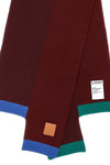 medium-weight ribbed wool scarf