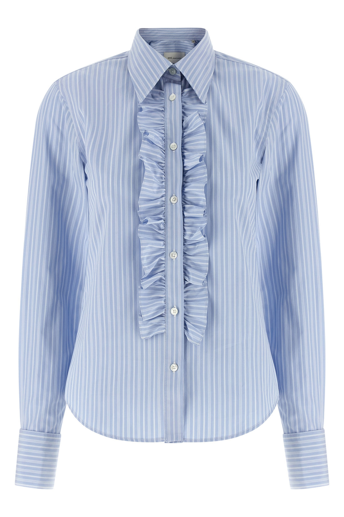 AMI PARIS 34 striped cotton poplin shirt