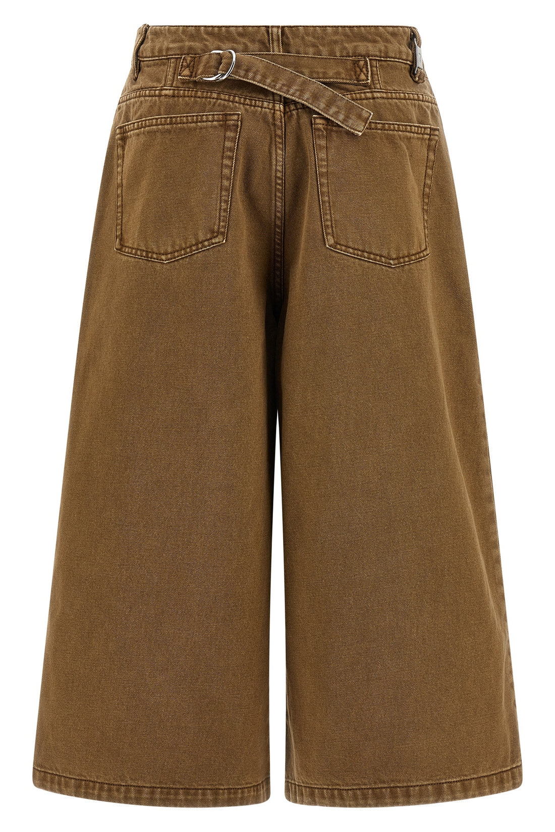 AMI PARIS 26 garment-dyed cotton denim bermuda shorts