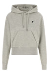 the ami paris loopback lightweight cotton sweatshirt defines a casual-chic aesth