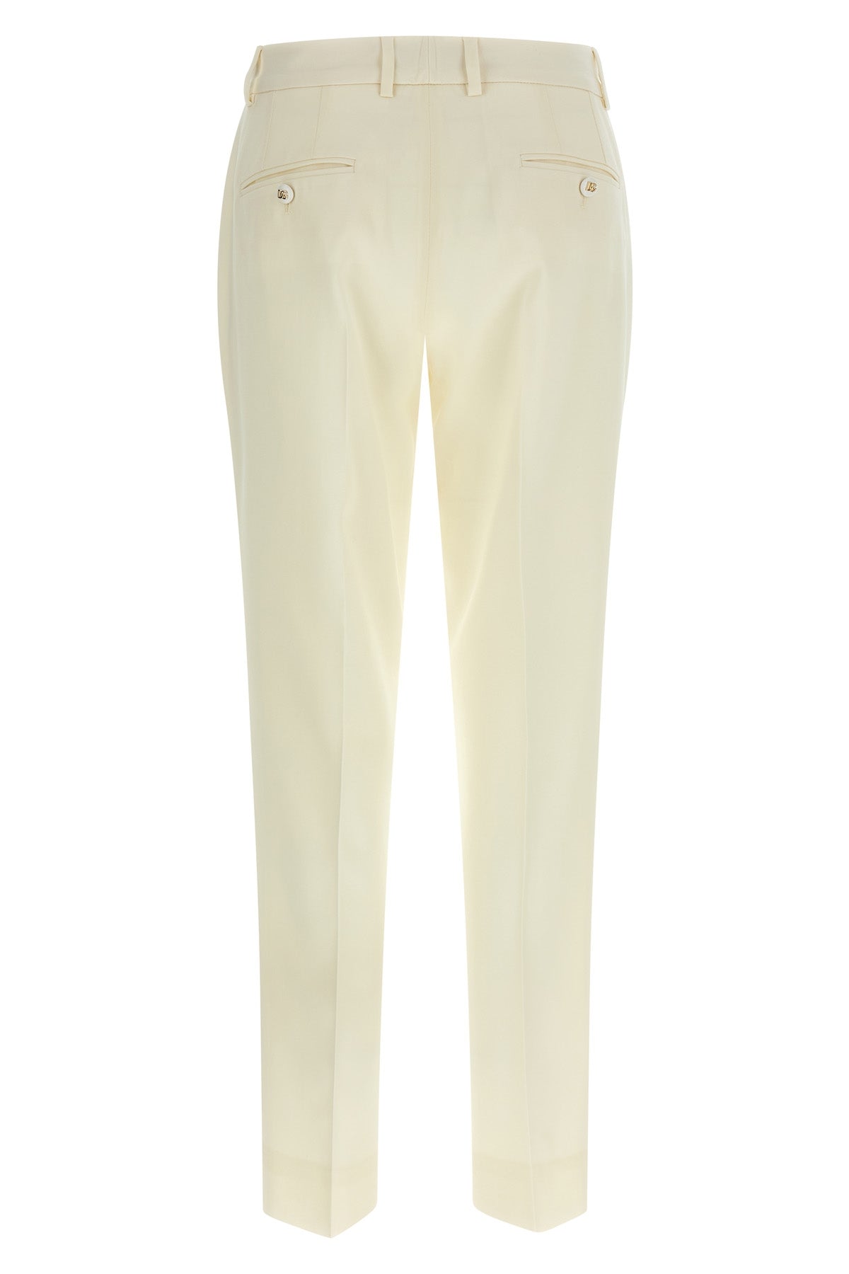 stretch wool canvas trousers