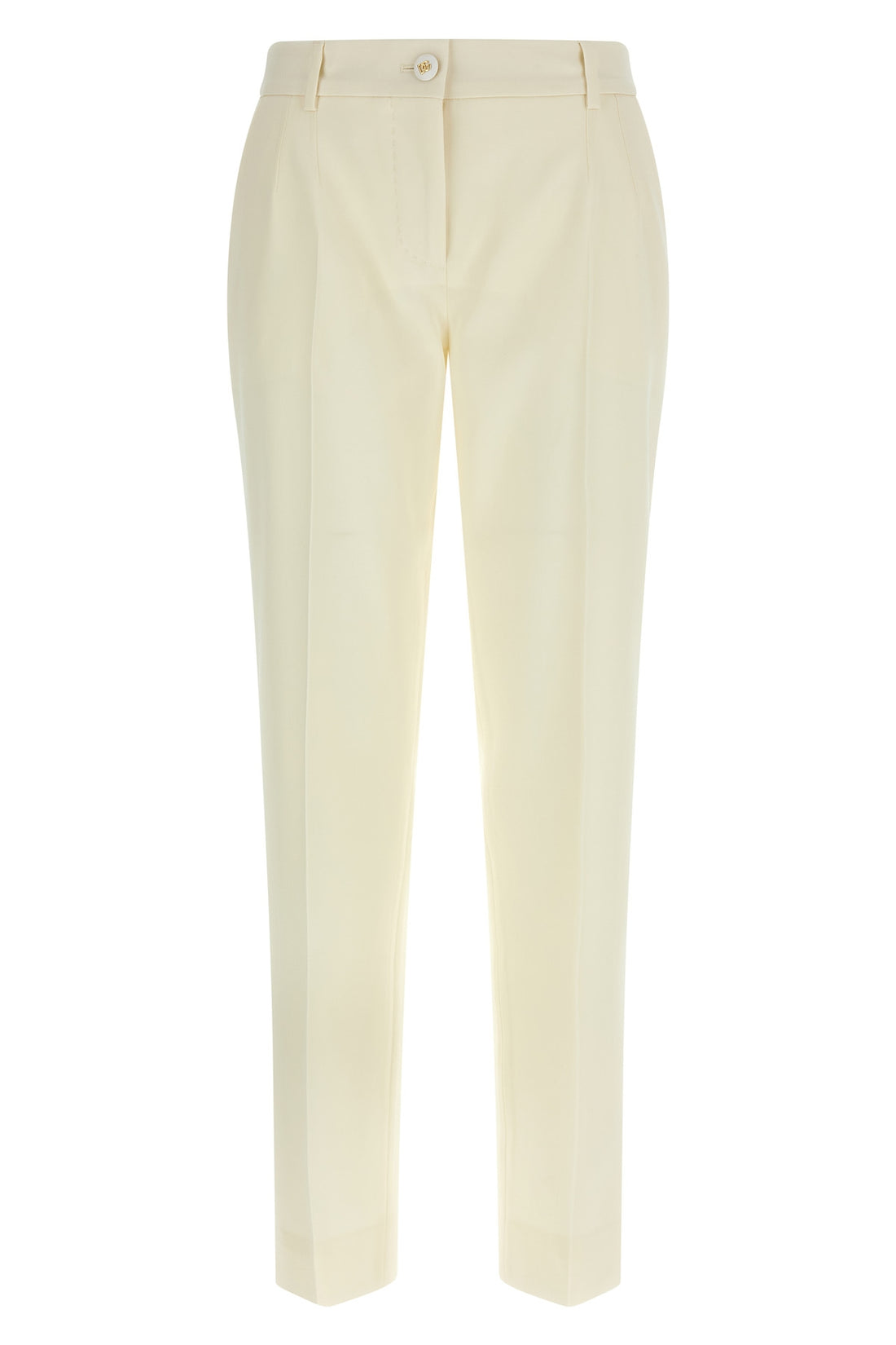 DOLCE &amp; GABBANA 42 stretch wool canvas trousers